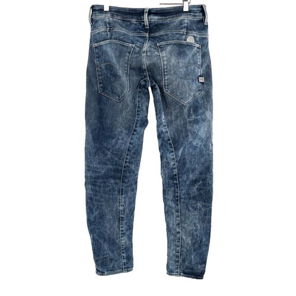 G Star Raw For The Oceans Type C 3D Jeans Light Acid Wash Pharrell 26x28 Barrel - Picture 2 of 16